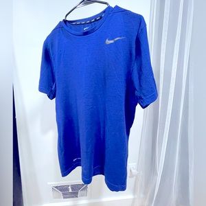 Men's Nike Dry Fit Shirt - Blue - Size M - Like New